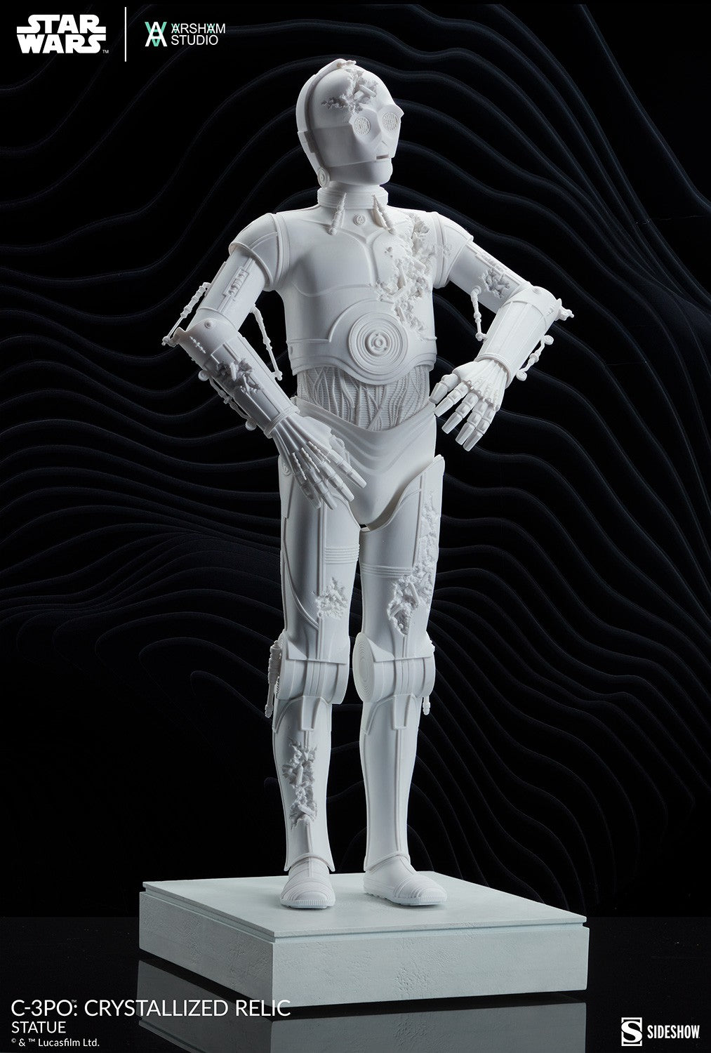 Star Wars C-3PO Crystallized Relic Statue Arsham