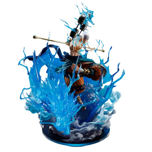 One Piece Enel 60 Million Volt Lightning Dragon Statue Figure - Bandai Spirits - FiguartsZERO Extra Battle