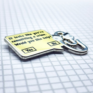 Paperclip Assistant Enamel Pin - Toku Arts