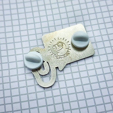 Paperclip Assistant Enamel Pin - Toku Arts