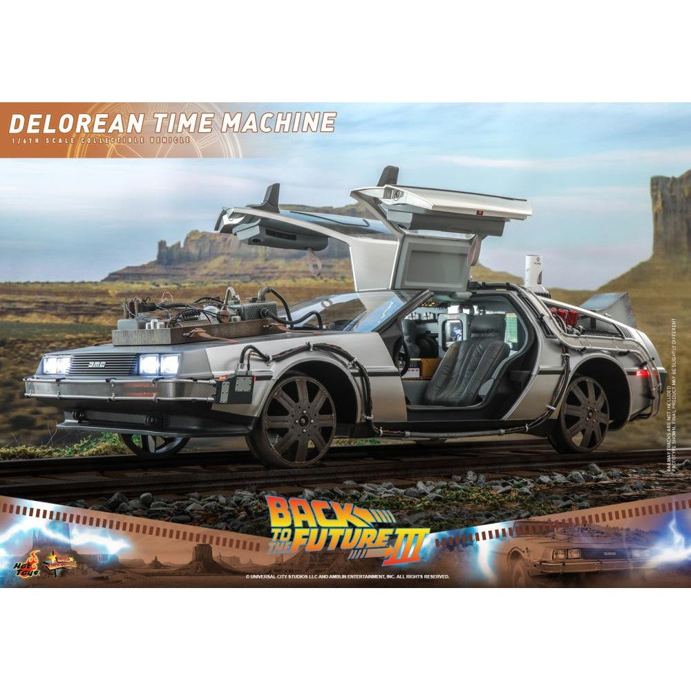 Back to the Future Part III DeLorean Time Machine 1/6th Scale Collectible Vehicle - Hot Toys