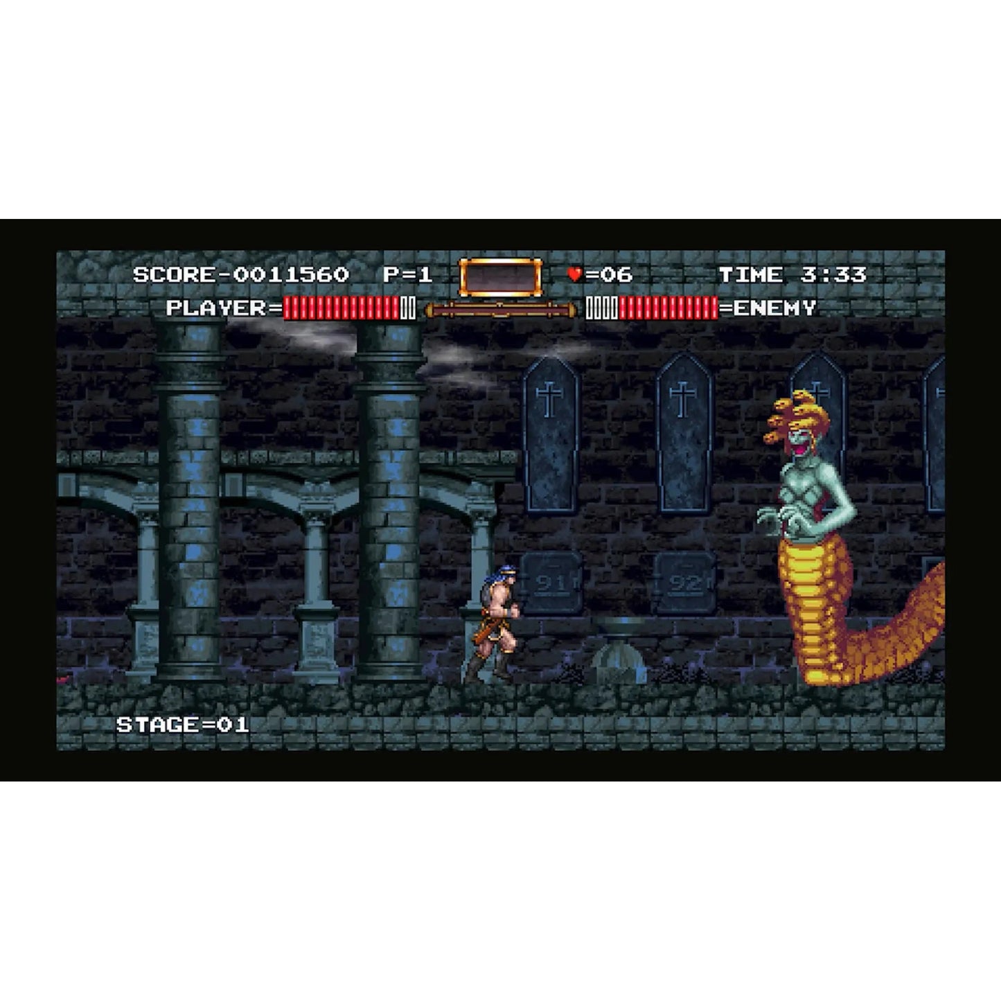 Castlevania Dominus Collection Order of Ecclesia Cover - Nintendo Switch - Limited Run #251