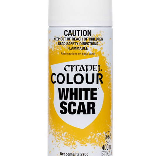 Citadel Colour: White Scar Spray Paint - for Warhammer Miniatures - Games Workshop