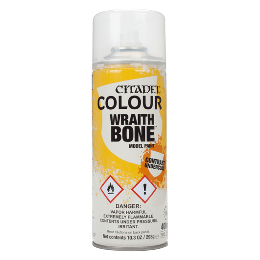 Citadel Colour: Wraithbone Spray Paint - for Warhammer Miniatures - Games Workshop