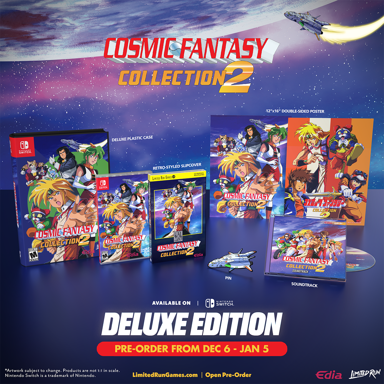 Cosmic Fantasy Collection 2 Deluxe Edition - Nintendo Switch - Limited Run #268