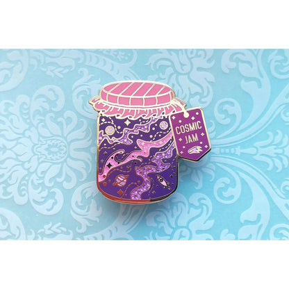 Cosmic Jam Enamel Pin - Alum and Ink