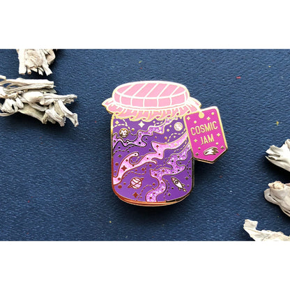 Cosmic Jam Enamel Pin - Alum and Ink