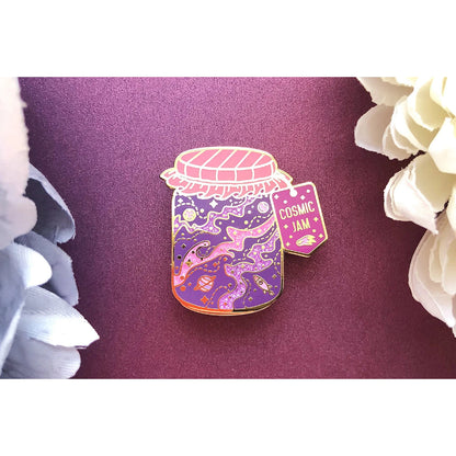 Cosmic Jam Enamel Pin - Alum and Ink