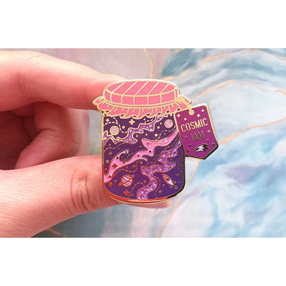 Cosmic Jam Enamel Pin - Alum and Ink