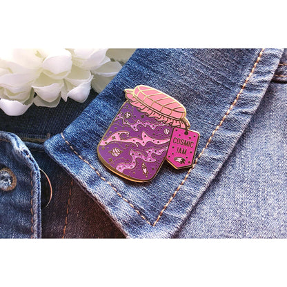 Cosmic Jam Enamel Pin - Alum and Ink