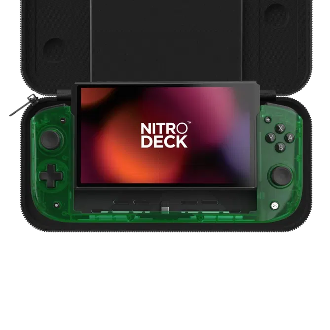 Nitro Deck Professional Handheld Deck - Nintendo Switch, Retro Emerald Green - CRKD