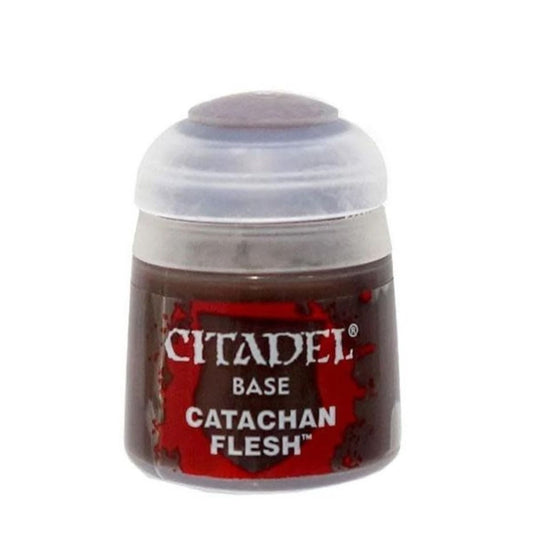 Citadel Base: Catachan Flesh - Warhammer Model Paint, 12ml Pot - Games Workshop