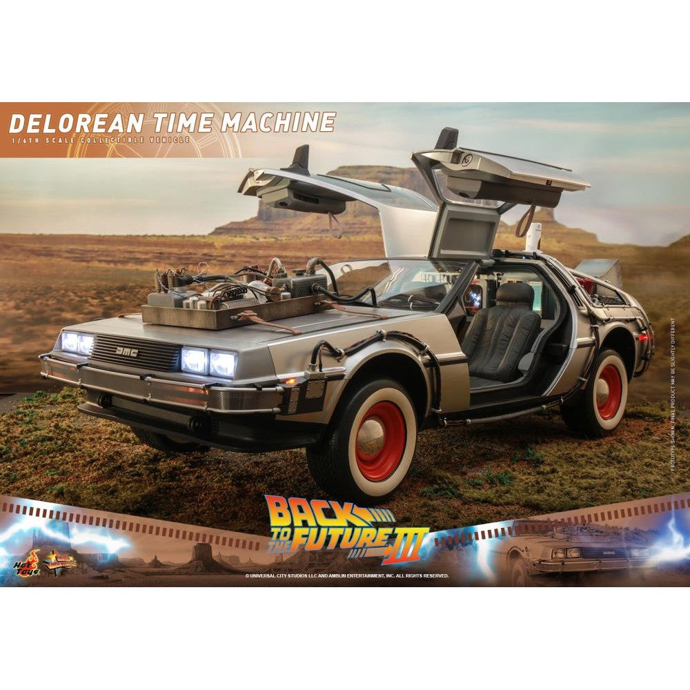 Back to the Future Part III DeLorean Time Machine 1/6th Scale Collectible Vehicle - Hot Toys