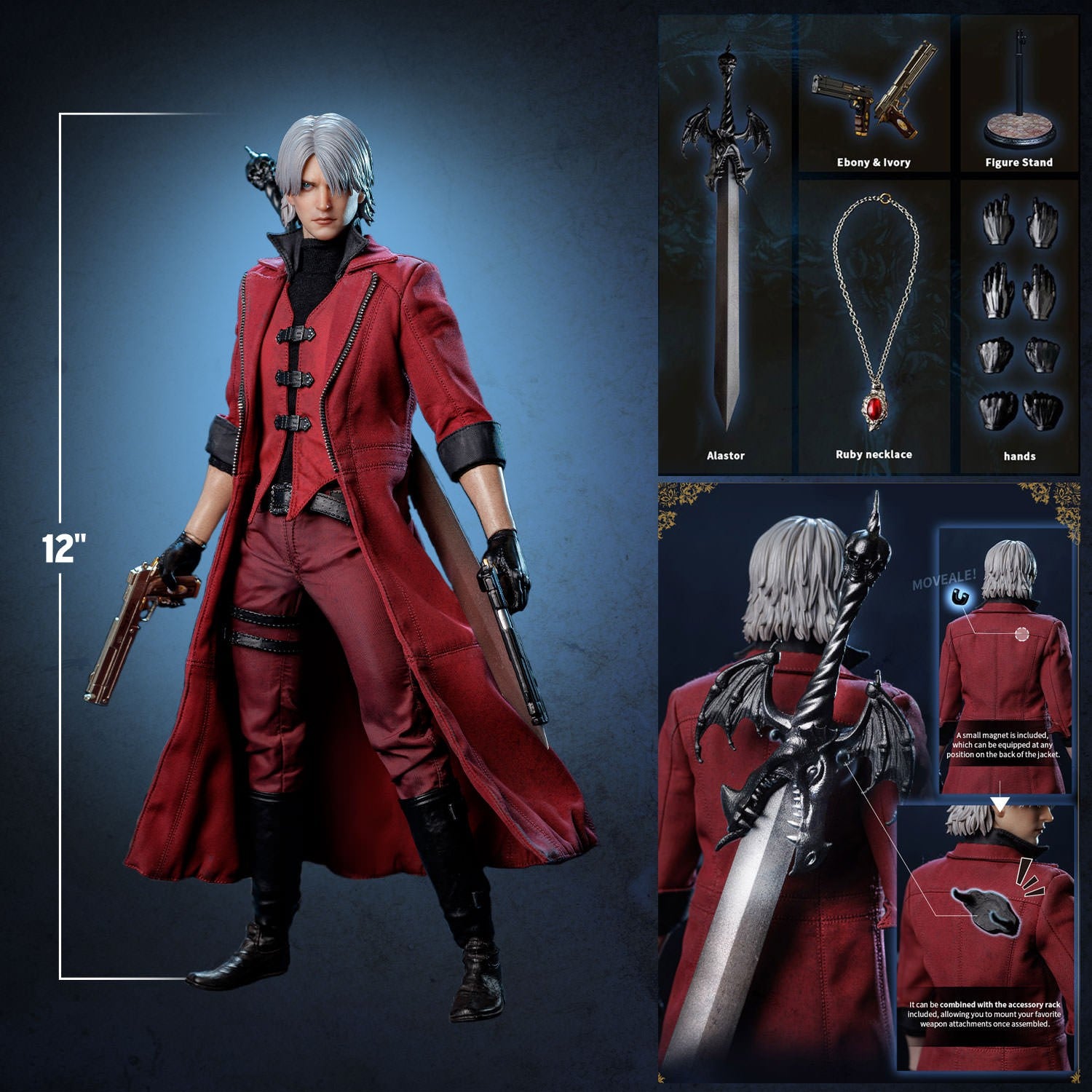 Devil May Cry Dante The Original Collector Edition 1/6 Scale Figure - Asmus Collectible Toys, Sideshow Collectibles