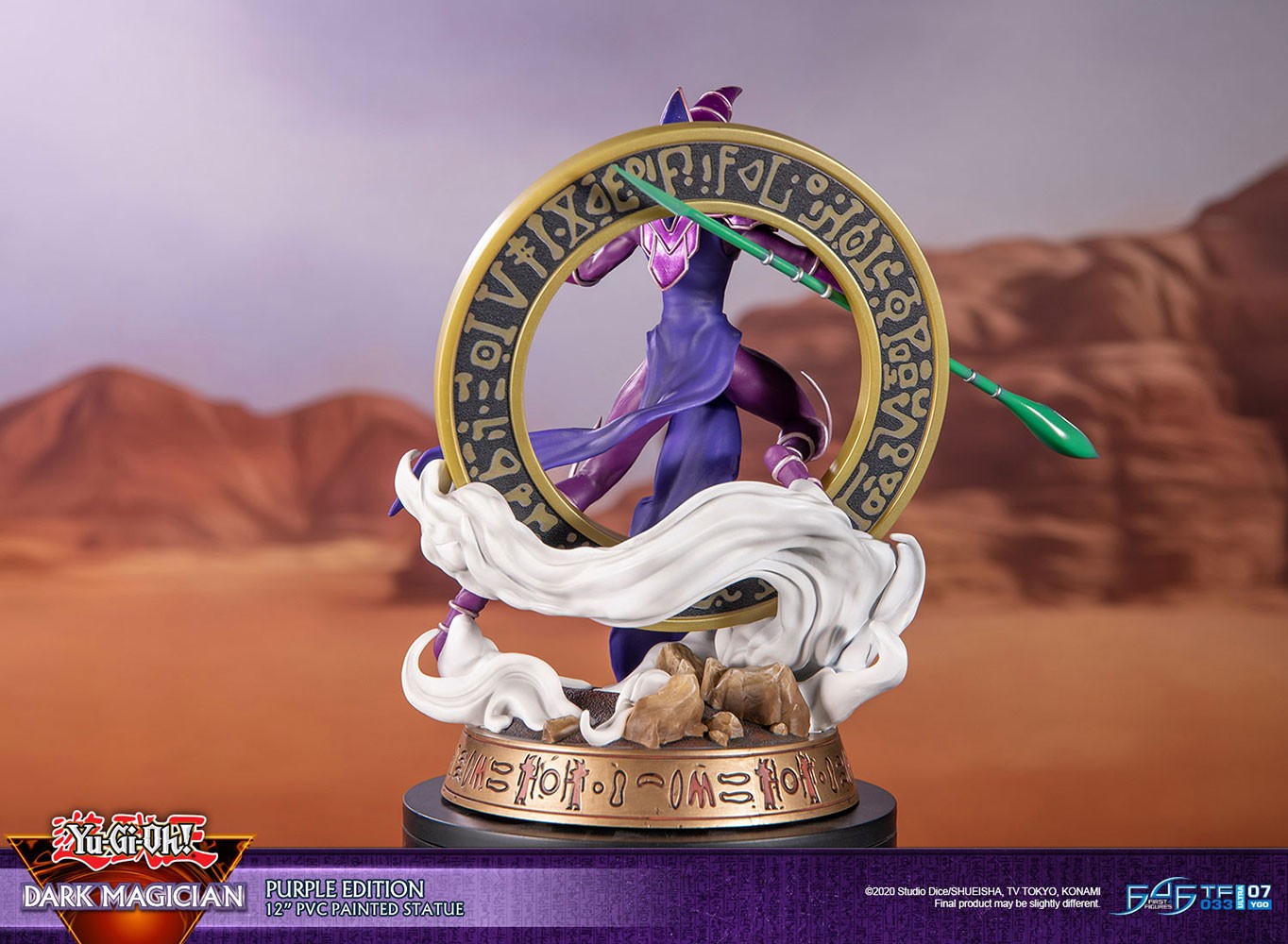 Yu-Gi-Oh! Dark Magician Purple Variant Statue F4F