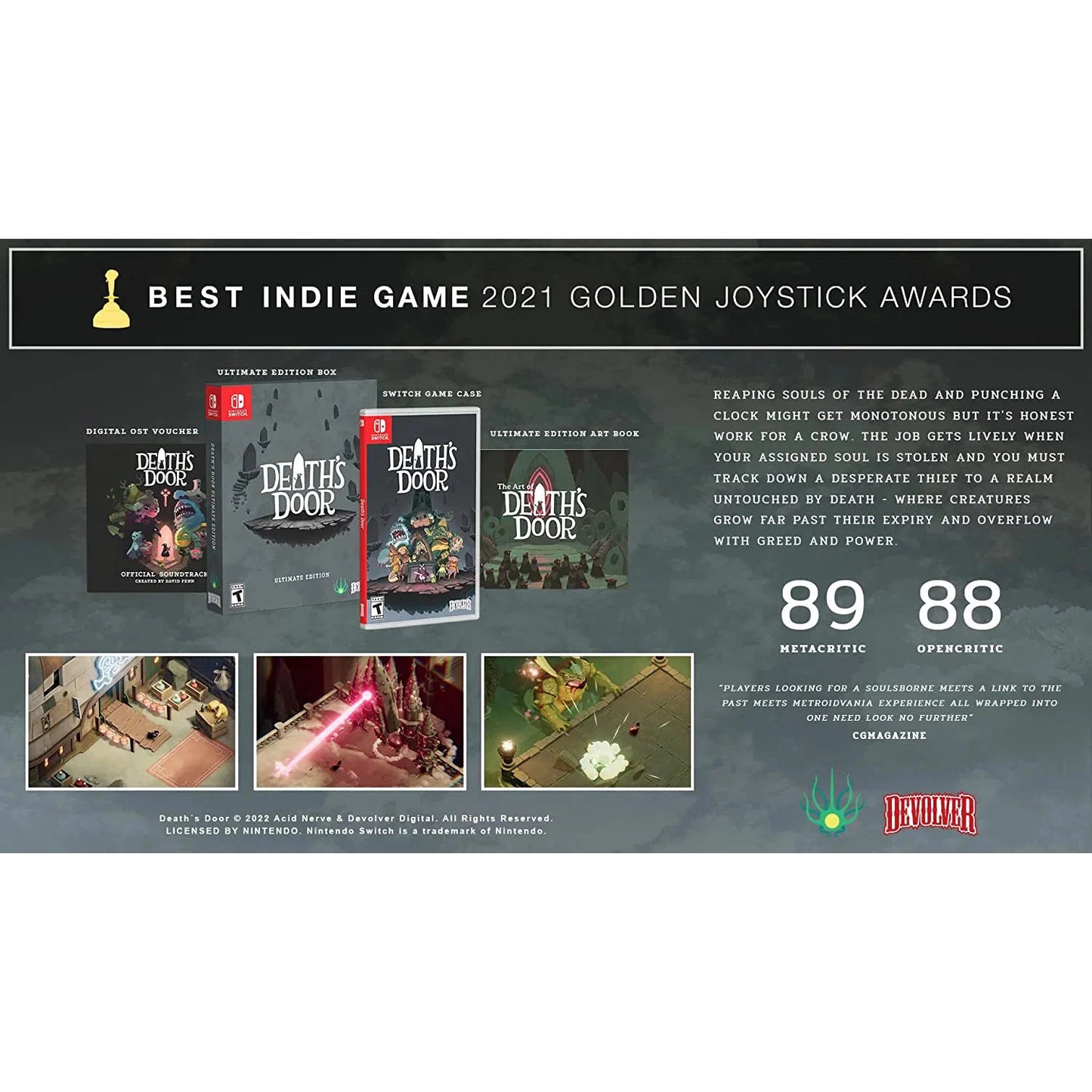 Death's Door: Ultimate Edition - Nintendo Switch - Devolver Digital