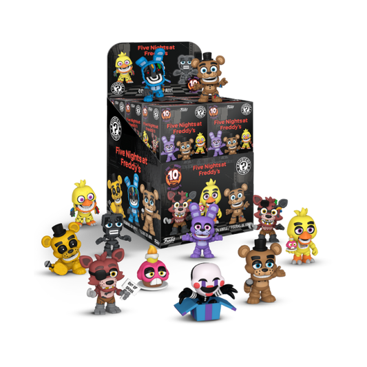 Five Nights at Freddy's 10th Anniversary Blind Box - 1 Random Figure of 12 Possible Designs - Funko Mystery Minis