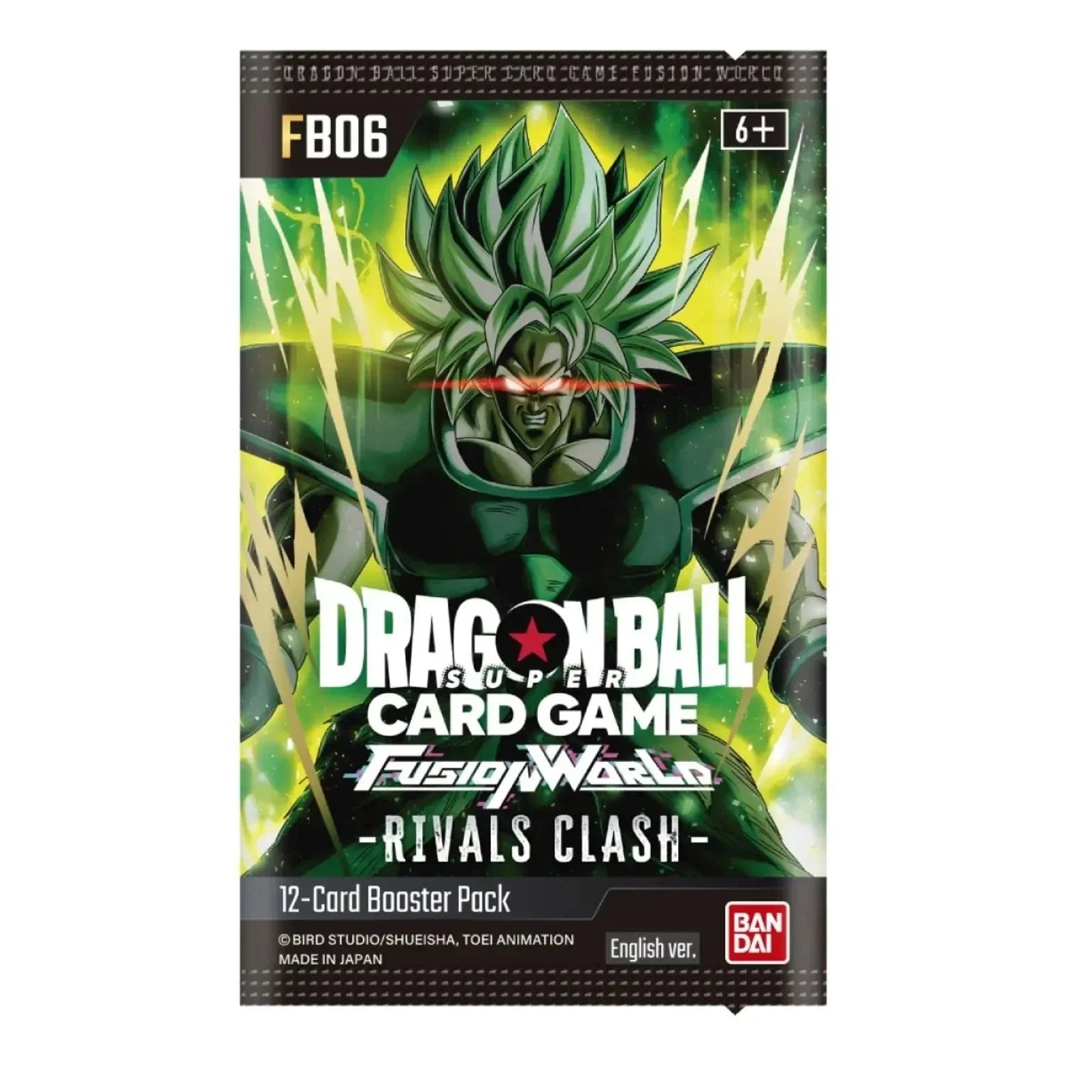 Dragon Ball Super TCG Fusion World Rivals Clash Booster Pack FB06 - 12 Cards - Bandai