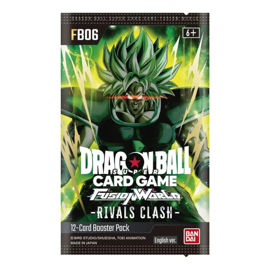 Dragon Ball Super TCG Fusion World Rivals Clash Booster Pack FB06 - 12 Cards - Bandai