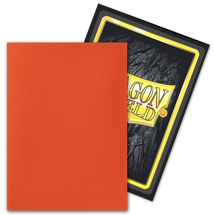 Matte Dual TCG Card Sleeves - Ember Red, 100 Count, Standard Size - Dragon Shield