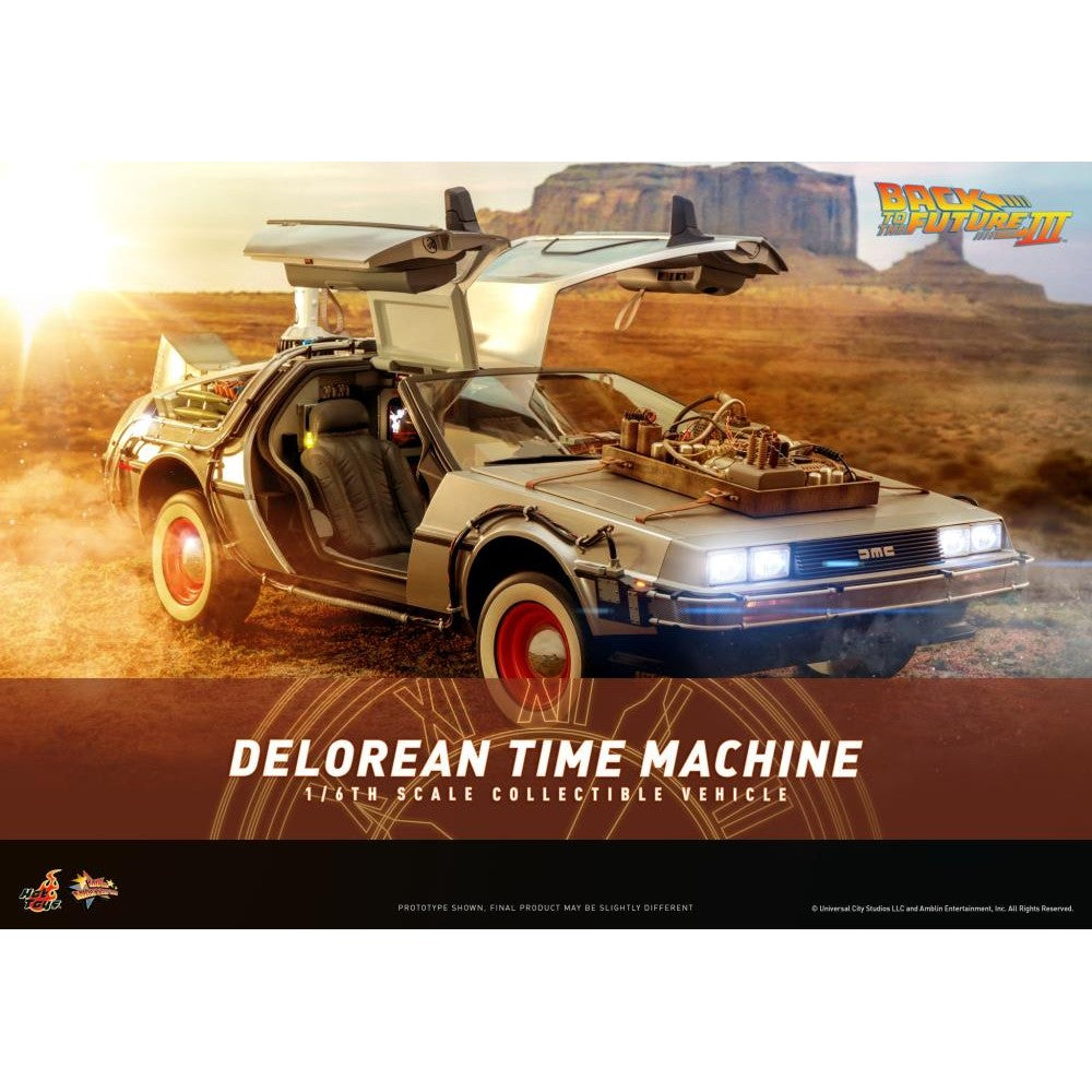 Back to the Future Part III DeLorean Time Machine 1/6th Scale Collectible Vehicle - Hot Toys