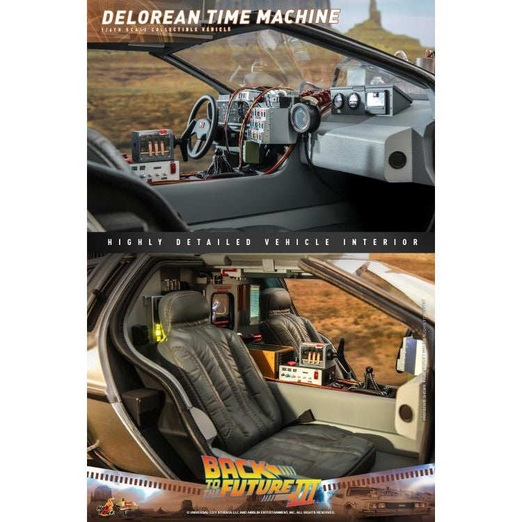 Back to the Future Part III DeLorean Time Machine 1/6th Scale Collectible Vehicle - Hot Toys