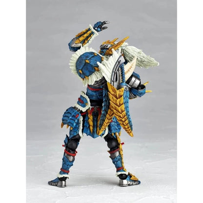 Monster Hunter Swordsman Zinogre Armor Set Action Figure - Kaiyodo - Revoltech Amazing Yamaguchi