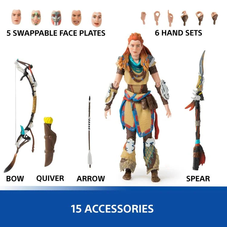 Horizon Forbidden West Aloy Nora Huntress Ver. 6" Action Figure - Spin Master Ltd. Shapes Collection