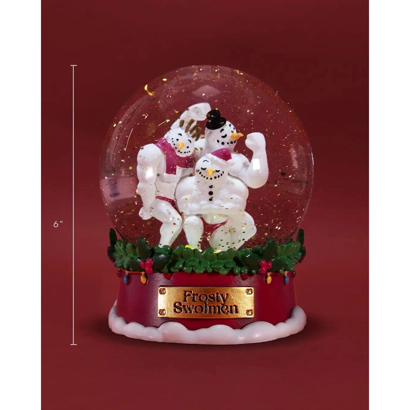 Frosty the Swolmen Limited Edition Snowglobe - Mighty Jaxx Intergalactic