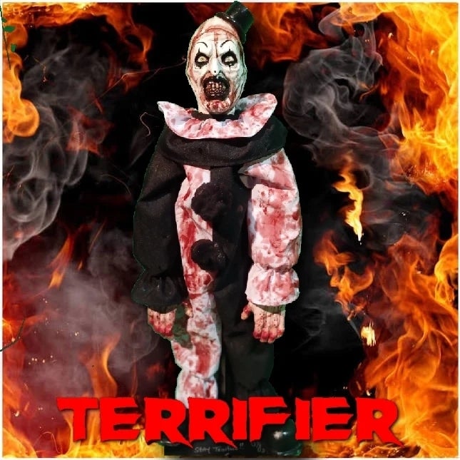 Terrifier Art the Clown 24" Rag Doll Bloody Variant - ScarePros