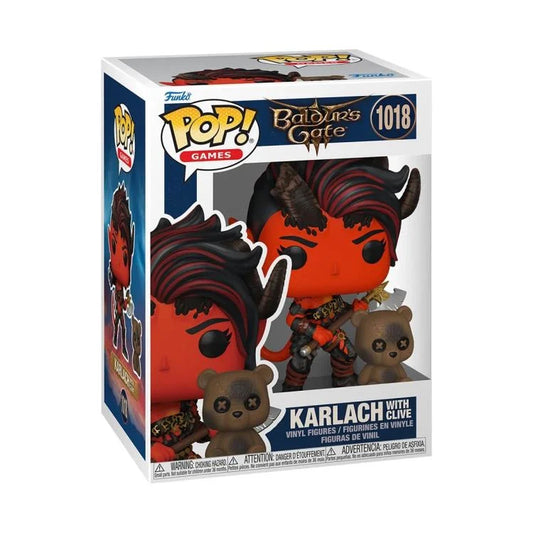 Baldurs Gate 3 Karlach with Clive Vinyl Figure Set - Funko - POP! Games #1018