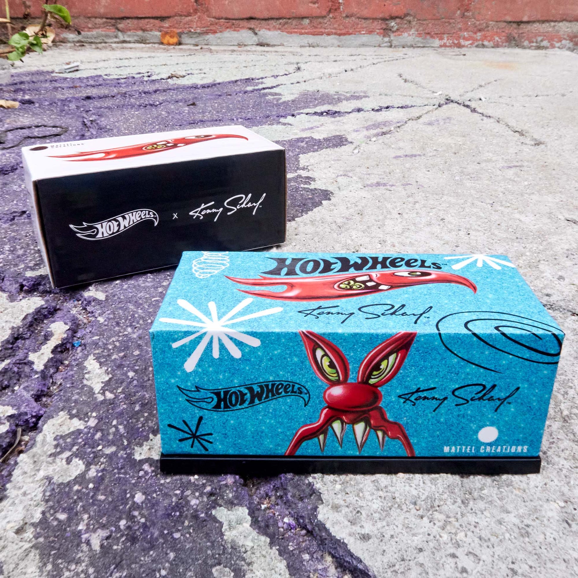 Hot Wheels x Kenny Scharf Custom T-Bird - 1:64 Scale Diecast Car - Mattel Creations Exclusive