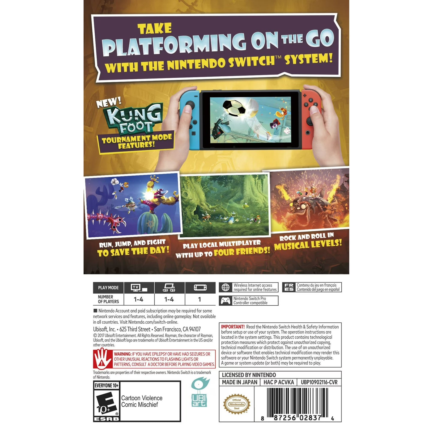 Rayman Legends Definitive Edition - Nintendo Switch - Ubisoft