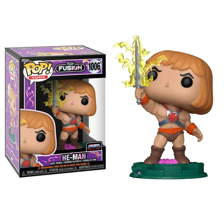 Masters of the Universe He-Man Vinyl Figure - Funko Fusion - Pop! Games #1006