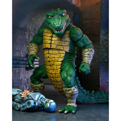 Teenage Mutant Ninja Turtles Leatherhead Deluxe Action Figure - NECA - Mirage Comics