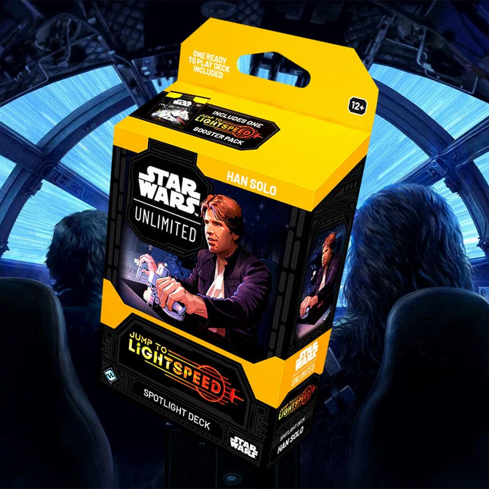 Star Wars: Unlimited TCG Jump to Lightspeed Han Solo Spotlight Deck - 50 Cards - Fantasy Flight Games