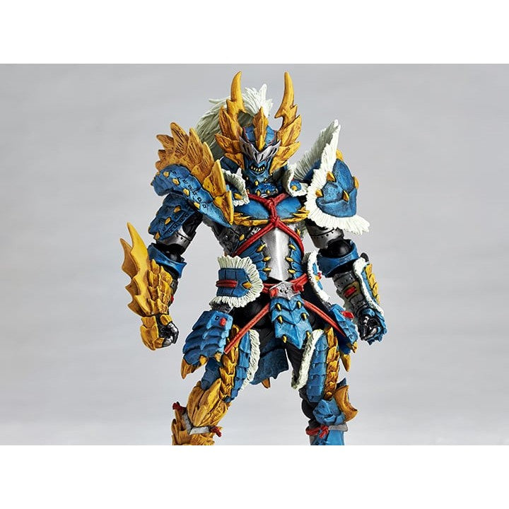 Monster Hunter Swordsman Zinogre Armor Set Action Figure - Kaiyodo - Revoltech Amazing Yamaguchi