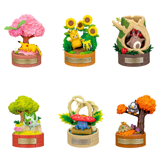 Pokemon A Little Tale of the Forest Blind Box - 1 Random Figure, 6 Possible Designs - Re-ment