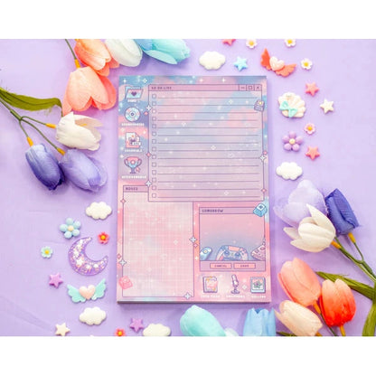 Game Time Planner Pad - Unicorn Eclipse