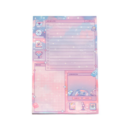 Game Time Planner Pad - Unicorn Eclipse