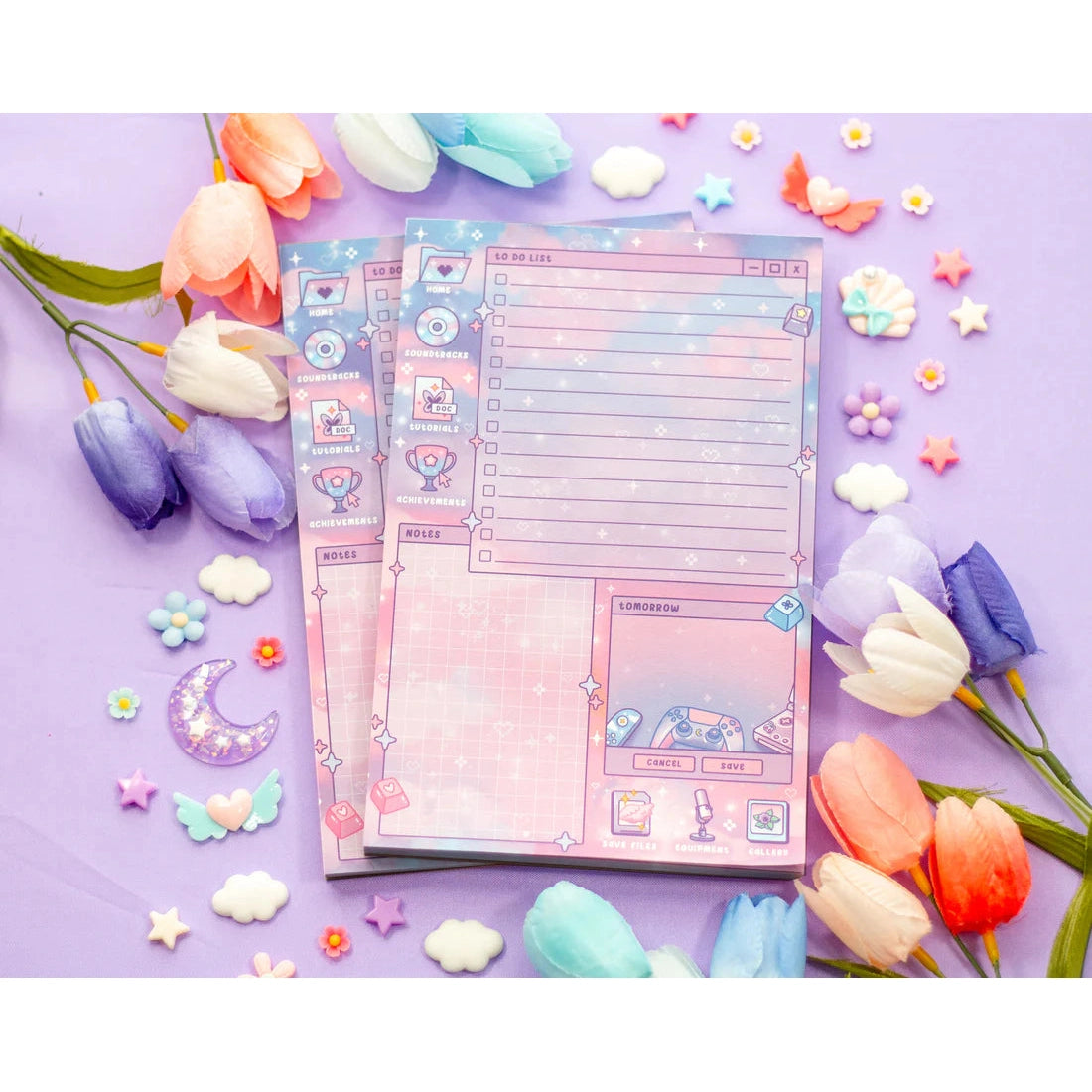 Game Time Planner Pad - Unicorn Eclipse