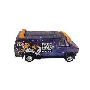 Free Comic Book Day 2024 Delivery Van 1/64 Diecast - GreenLight Toys - PX Previews Exclusive!