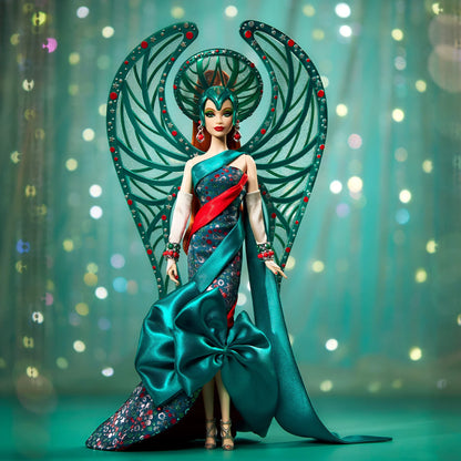 Bob Mackie Holiday Angel Barbie Doll - Mattel Creations