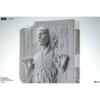 Star Wars Han Solo in Carbonite Crystalized Relic Sculpture - by Daniel Arsham - Sideshow Collectibles