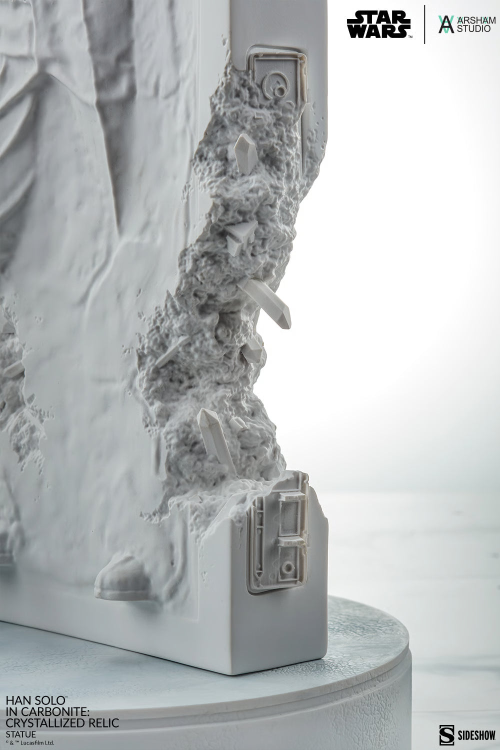 Star Wars Han Solo in Carbonite Crystalized Relic Sculpture - by Daniel Arsham - Sideshow Collectibles