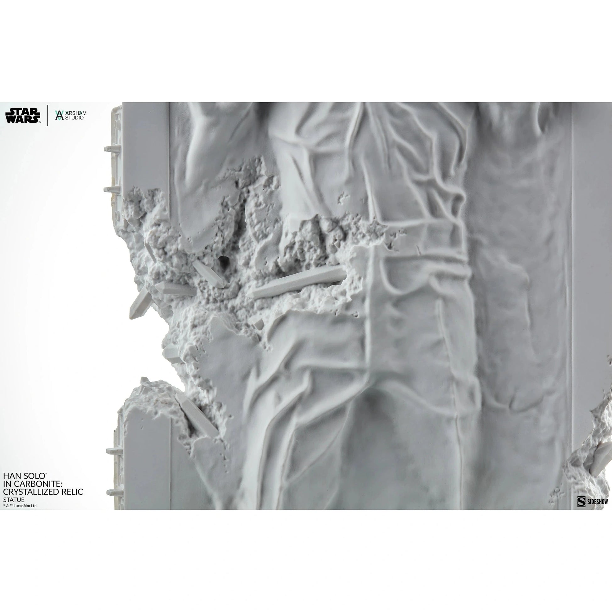 Star Wars Han Solo in Carbonite Crystalized Relic Sculpture - by Daniel Arsham - Sideshow Collectibles