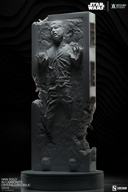Star Wars Han Solo in Carbonite Crystalized Relic Sculpture - by Daniel Arsham - Sideshow Collectibles