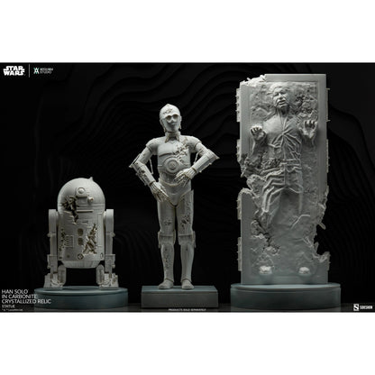 Star Wars Han Solo in Carbonite Crystalized Relic Sculpture - by Daniel Arsham - Sideshow Collectibles