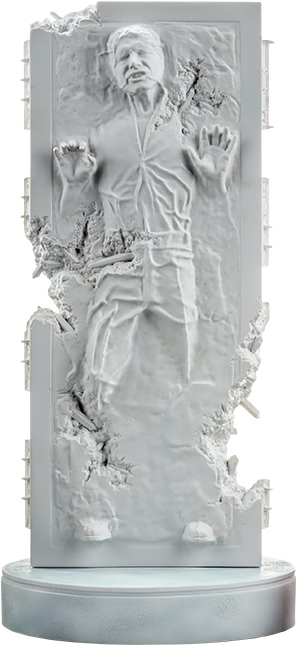 Star Wars Han Solo in Carbonite Crystalized Relic Sculpture - by Daniel Arsham - Sideshow Collectibles