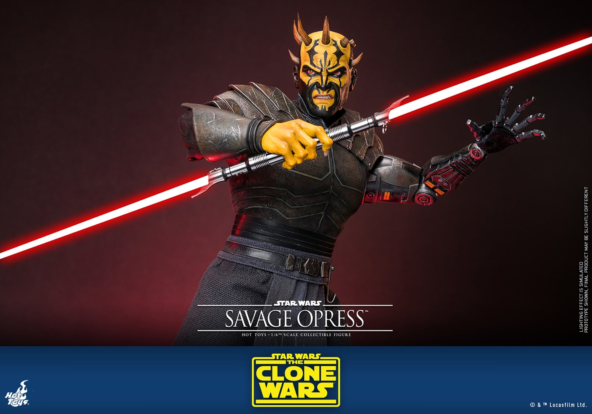 Star Wars: The Clone Wars Savage Opress Sixth Scale Action Figure - Hot Toys